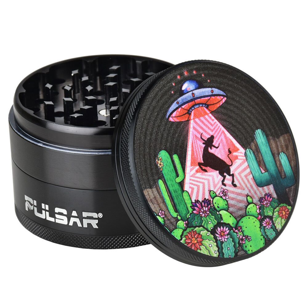 c15d4934-6f66-4d35-84fa-c2c8c4b9c192.jpg Pulsar Artist Series Grinder | Amberly Downs Psychedelic Abduction - Image 1