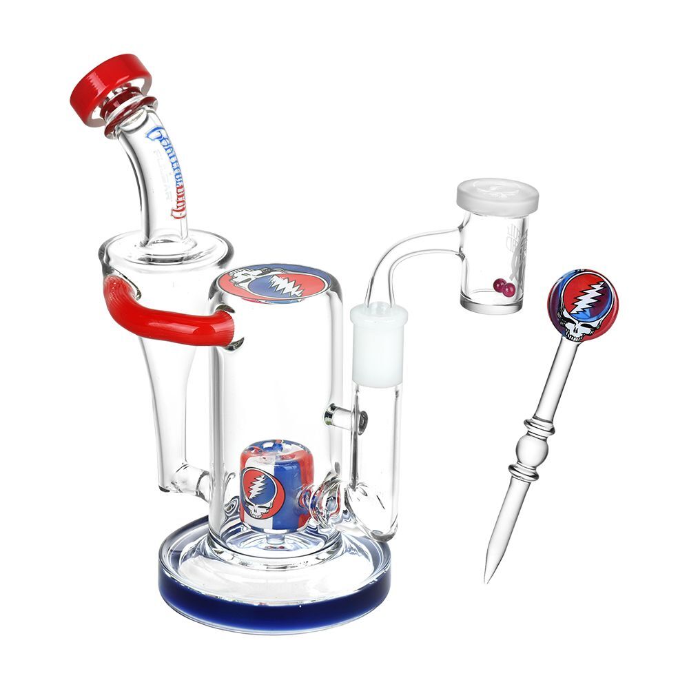 Grateful Dead x Pulsar Honest Tune Recycler Rig Set - 8.5" / 14mm F - Image 1