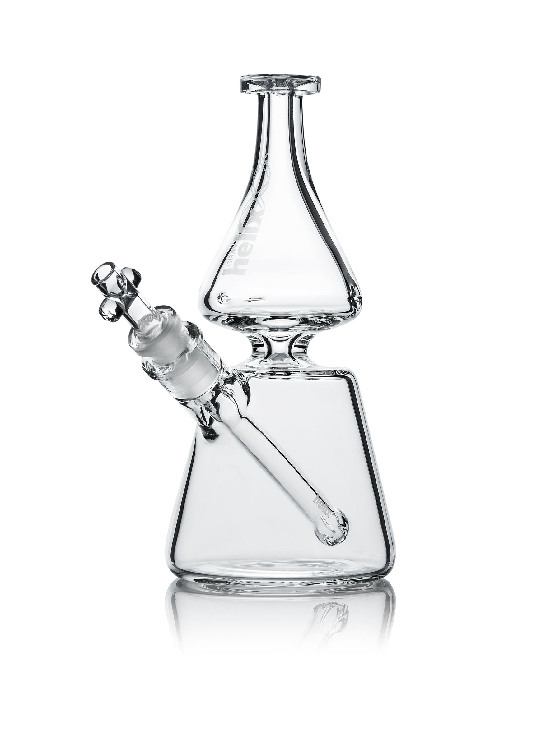 Helix™ Clear Beaker Base Water Pipe - Image 1